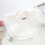Newborn Lace Bow Baby Bibs Infant Saliva Towels