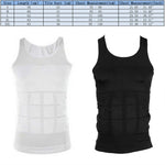 3PCS Men Slimming Body Shaper Vest Underwear, S, L, M, XL, XXL