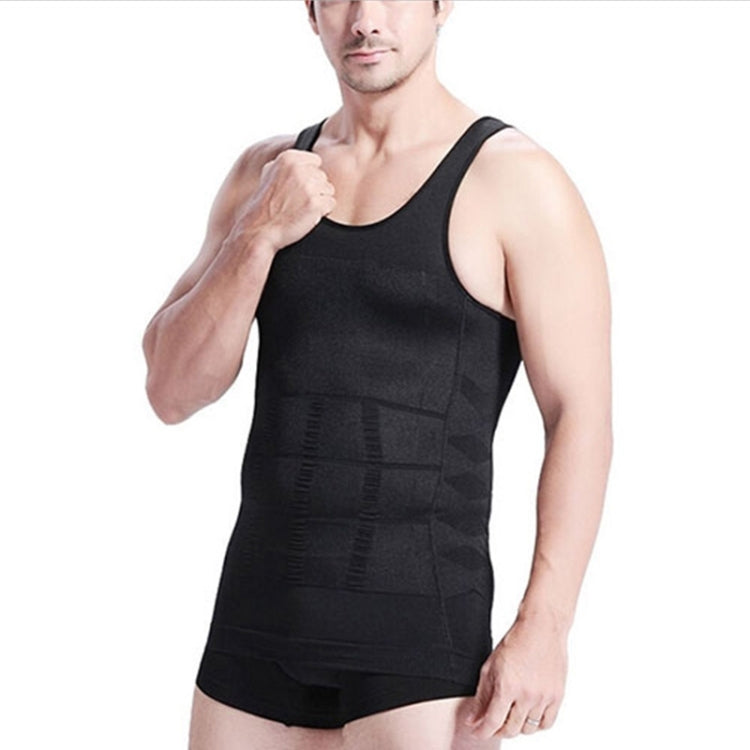 3PCS Men Slimming Body Shaper Vest Underwear, S, L, M, XL, XXL