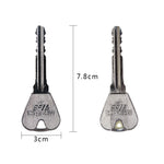 2 PCS Key Into Bottle Magic Props Deformable Magic Keys, Key Into Bottle