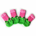 4pcs /Set Cute Puppy Dogs Pet Knitted Anti-slip Socks, S, M, L