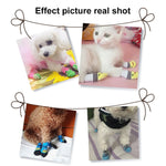 4pcs /Set Cute Puppy Dogs Pet Knitted Anti-slip Socks, S, M, L