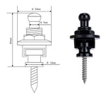 Metal Universal Guitar Strap Buckle Strap Nail Anti-off Guitar Tail Nail