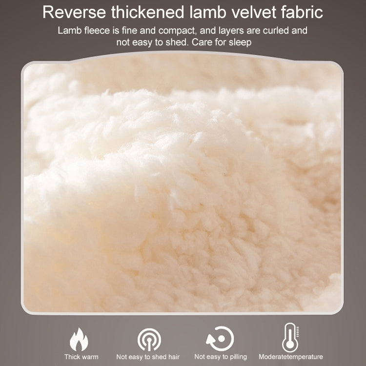 Winter Sofa Blanket Double Thick Cashmere Coral Fleece Ofice Nap Blanket, 1x1.6m, 1.2x2m, 1.5x2m, 1.8x2m, 2x2.3m