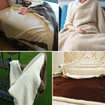 Winter Sofa Blanket Double Thick Cashmere Coral Fleece Ofice Nap Blanket, 1x1.6m, 1.2x2m, 1.5x2m, 1.8x2m, 2x2.3m