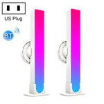 2pcs/box RGB Desktop Background Music Rhythm Pickup Ambient Light, Bluetooth, WiFi