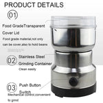 Multi-functional EU Plug Coffee Grinder Stainless Electric Herbs/Spices/Nuts/Grains/Coffee Bean Grinding, Coffee Grinder, EU Plug