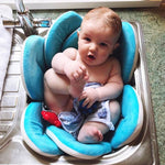 Newborn Baby Bathtub Foldable Blooming Bath Flower Bath Tub for Baby Blooming Sink Bath for Baby Play Bath Sunflower Cushion Mat, Diameter: 85cm, Blue, Dark Blue, Green, Pink, Purple, Rose, Yellow
