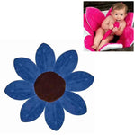 Newborn Baby Bathtub Foldable Blooming Bath Flower Bath Tub for Baby Blooming Sink Bath for Baby Play Bath Sunflower Cushion Mat, Diameter: 85cm, Blue, Dark Blue, Green, Pink, Purple, Rose, Yellow