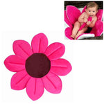 Newborn Baby Bathtub Foldable Blooming Bath Flower Bath Tub for Baby Blooming Sink Bath for Baby Play Bath Sunflower Cushion Mat, Diameter: 85cm, Blue, Dark Blue, Green, Pink, Purple, Rose, Yellow