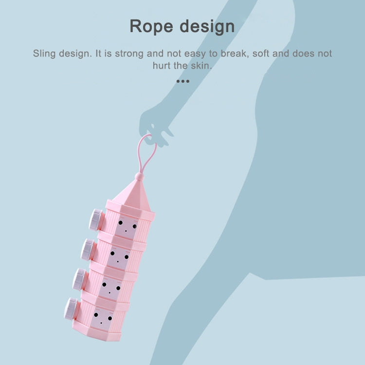 Outdoor Portable Detachable Layered Milk Powder Box Baby Sealed Milk Powder Box, 3 Grids, 4 Grids