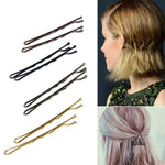 3 PCS Female Black Gold Barrettes Hair Clips Headbands Hair Accessories