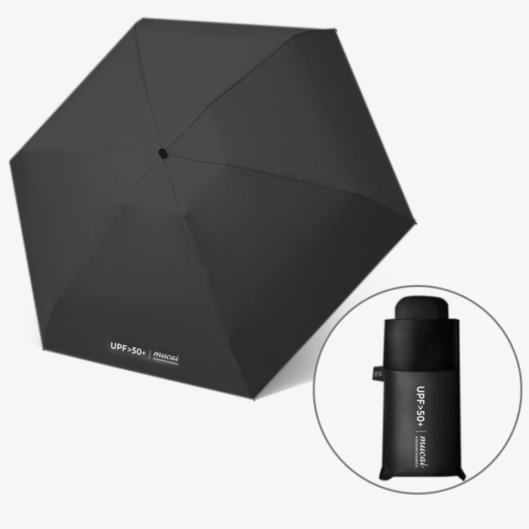 Mini Portable Umbrella Rain Women Windproof Durable 5 Folding Sun Umbrellas