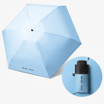 Mini Portable Umbrella Rain Women Windproof Durable 5 Folding Sun Umbrellas