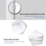 3 PCS Universal Sonic Electric Toothbrush Travel Portable Storage Box, White