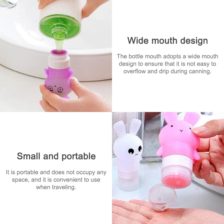 Multi-purpose Outdoor Travel Portable Bottle Squeeze Bottle Silicone Little Empty Bottle, 75ml