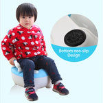 Baby Potty Toilet Bowl Training Seat Portable Urinal Comfortable Backrest Cartoon Cute Toilet