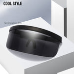 Anti-peeping Sun Mirror Integrated Anti-foam Sunscreen Mask, Black Frame Gray, Black Frame Red, Black Frame Blue, Black Frame Yellow, Black Frame Transparent, Black Frame White Mercury, Black Frame Rainbow, Black Frame Local Gold                       ...