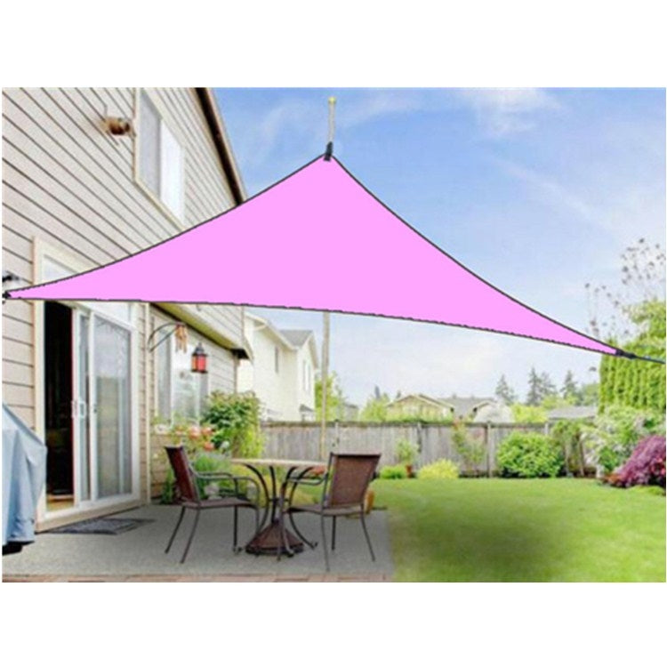 Outdoor Sunshade Triangle Sky Screen Simple Sun Protection Canopy, 3X3X3M, 4X4X4M, 6X6X6M