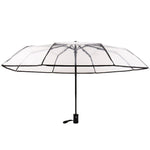 Creative Transparent Folding Umbrella 8 Bones Automatic Umbrella