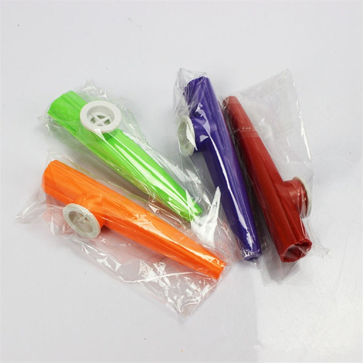 10PCS Plastic Kazoo Children Accompaniment Instrument, Random Color Delivery, 10PCS Kazoo