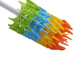 Silicone Baby Bottle Brush Cleaning Pacifier Nozzle Tube Cup Silicone Brush, Silicone Brush