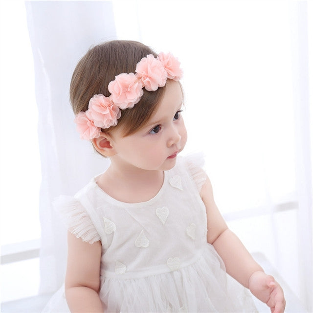 Baby Girl Flower Headband Handmade DIY Headwear Hair accessories