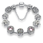 Women Fashion Simple Panjia Opal Crystal Alloy Bracelet, 17cm, 18cm, 19cm, 20cm