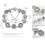 Women Fashion Simple Panjia Opal Crystal Alloy Bracelet, 17cm, 18cm, 19cm, 20cm