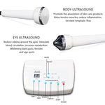 2 PCS Professional Ultrasonic Ladies Skin Care Whitening Freckle Anti-aging Beauty Facial Machine