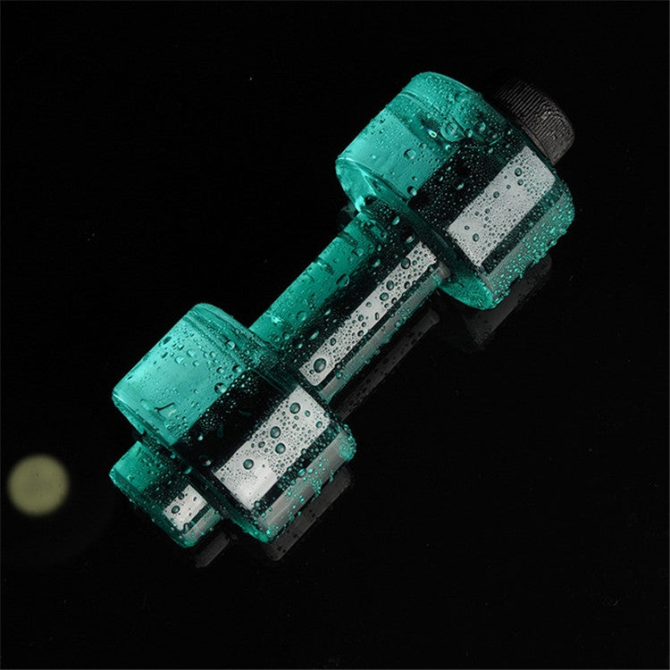 2 PCS 550ML Dumbbell Cup Fitness Sports Bottle Plastic Personality Cup