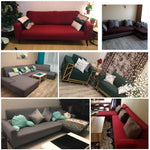 Sofa All-inclusive Universal Set Sofa Full Cover Add One Piece of  Pillow Case, Single Seater(90-140cm), Two Seater(145-185cm), Three Seater(190-230cm), Four Seater(235-300cm)