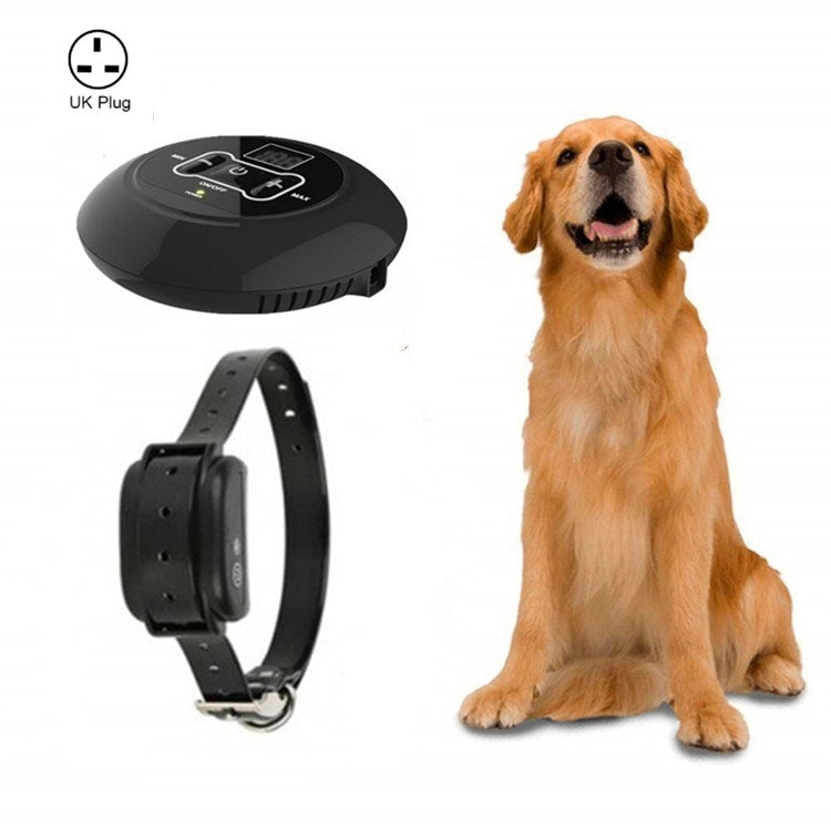 Electronic Fence Wireless Pet Training Device Bark Stop, UK Plug(1 Collar), US Plug(1 Collar), AU  Plug(1 Collar)