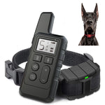 500m Dog Training Bark Stopper Remote Control Electric Shock Waterproof Electronic Collar