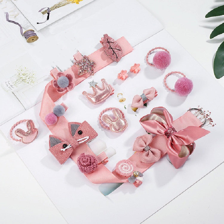 18pcs / Sets Baby Hair Accessories Girls Hairpin Hair Ring Boxed, TBD077045401A, TBD077045401B, TBD077045401C, TBD077045401D, TBD077045401E