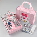 18pcs / Sets Baby Hair Accessories Girls Hairpin Hair Ring Boxed, TBD077045401A, TBD077045401B, TBD077045401C, TBD077045401D, TBD077045401E