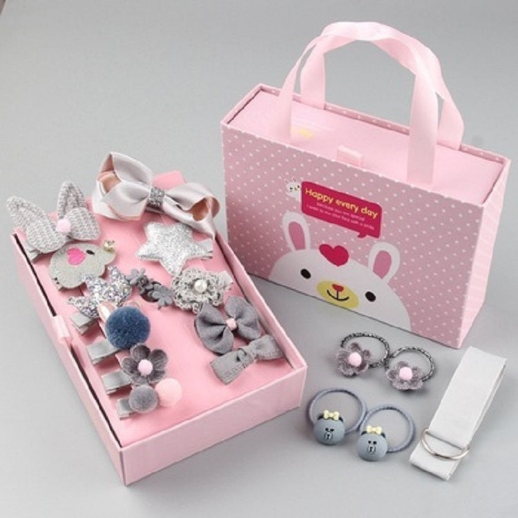 18pcs / Sets Baby Hair Accessories Girls Hairpin Hair Ring Boxed, TBD077045401A, TBD077045401B, TBD077045401C, TBD077045401D, TBD077045401E