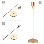 Creative Single Head Candlestick Candle Holder Wedding Table Decoration, S, M, L