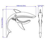 Shark Shape Zinc Alloy Guitar Capo, Guitar Capo