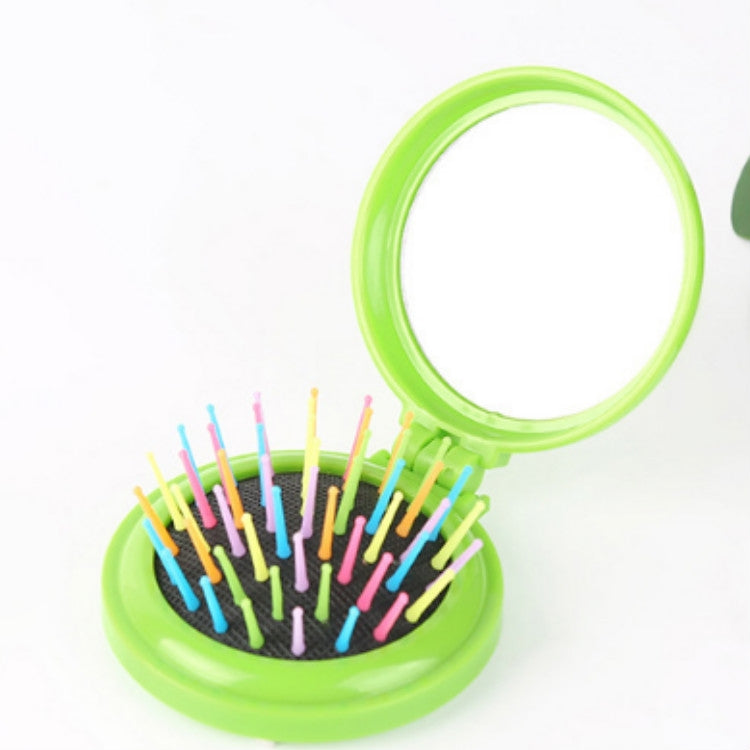 Reisefreundlicher, faltbarer Massagespiegelkamm