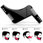 Double-sided Beard Comb Molding Template Tool Beard Shaping Styling Tool With Inbuilt Comb