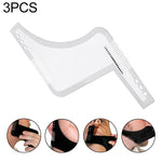 Double-sided Beard Comb Molding Template Tool Beard Shaping Styling Tool With Inbuilt Comb