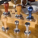 Stainless Steel Solid Wood Handle Integrated Coffee Powder, 57.5mm Red Sandalwood Handle, 58mm Red Sandalwood Handle, 57.5mm Oak Handle, 58mm Oak Handle, 57.5mm Rosewood Handle, 58mm Rosewood Handle, 57.5mm Stainless Steel Detachable Handle