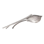 2 PCS Fashion Wedding Hair Jewelry Flower Barrettes Solid Metal Leaf Pearl Hairpins