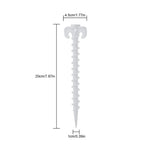 10 PCS/Set Luminous Camping Canopy Tent Ground Screw Pegs Horn Nails Outdoor Climbing Tent Plastic Nails Tent Accessories