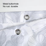 Butterfly Waterproof Polyester Shower Washable Bathroom Curtains, 80x180cm, 120x180cm, 150x180cm, 180x180cm, 200x180cm, 220x180cm, 240x180cm