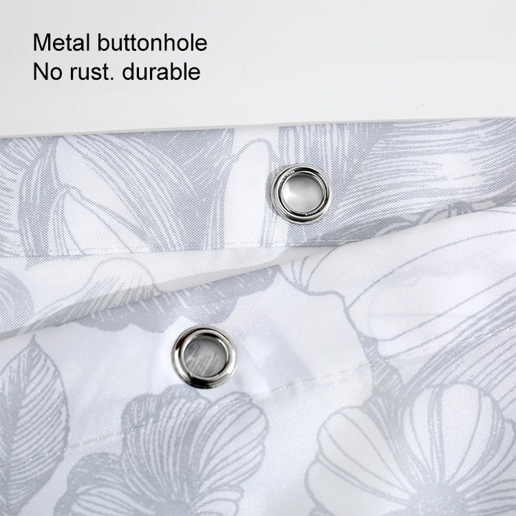 Butterfly Waterproof Polyester Shower Washable Bathroom Curtains, 80x180cm, 120x180cm, 150x180cm, 180x180cm, 200x180cm, 220x180cm, 240x180cm