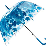 Green Leaf Transparent Umbrella Straight Rod Crooked Umbrella