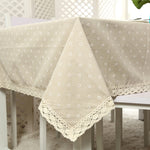 Lace Tablecloth Coffee Table Multifunctional Cover Towel, 90x90cm, 90x140cm, 140x140cm, 140x180cm, 140x200cm, 140x220cm