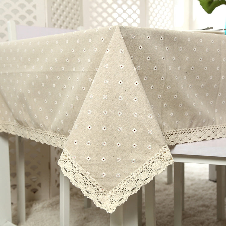 Lace Tablecloth Coffee Table Multifunctional Cover Towel, 90x90cm, 90x140cm, 140x140cm, 140x180cm, 140x200cm, 140x220cm